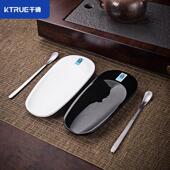 千确迷你称茶叶专用茶称电子茶道量茶小型普洱克数秤茶器高精准度