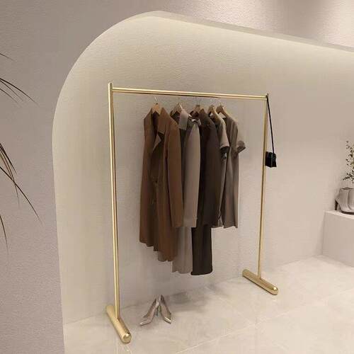 简约服装店展示架专用落地式网红装饰女装童装挂衣架晾晾衣杆货架