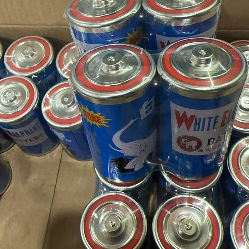 包邮正品白象1号铁壳 电池白象1号大电池煤气灶电池热水器24节R20