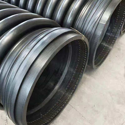 hdpe径排水管缠绕结构克拉管高密度管排污管管聚乙烯大口市政hdpe