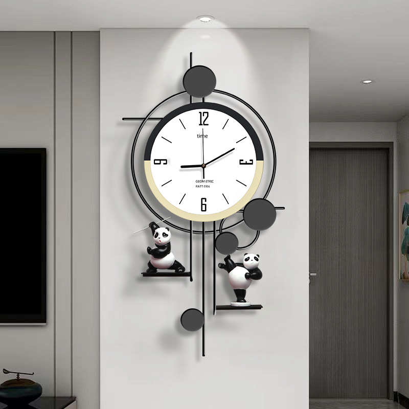 时尚创意客厅个性挂钟2024新款大气网红墙挂现代简约装饰钟表
