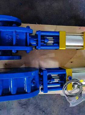 武工阀门 气动陶瓷双闸板阀Z644TC-10C陶瓷 灰仓泵出进料耐磨