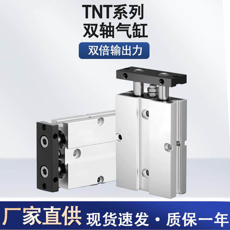tda气缸tn双轴气缸TN10/16/20/25/32X40X50X100S双杆气缸带磁气缸