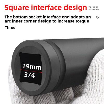 3/4重型套筒加长中风炮头电动扳手套筒头34气动套头36-38-41-46mm