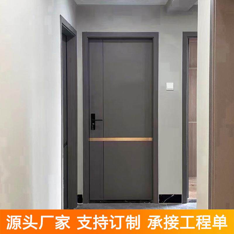 室内房间实木门卧室门全套装门免漆门套一体公寓办公室碳晶doors