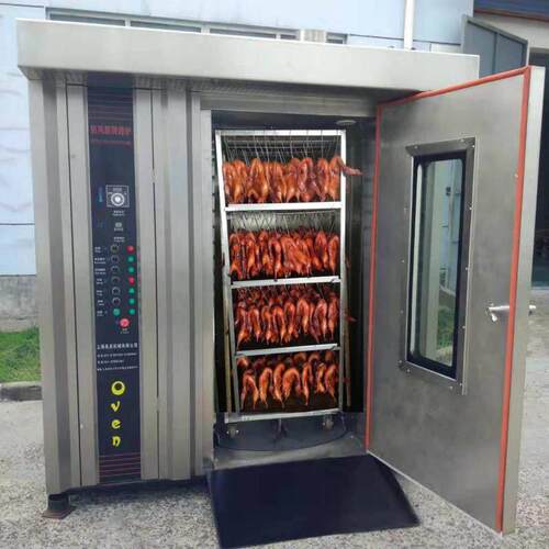 厂家直销大型烤鸡烤鸭炉，量产成品，色泽光亮中央工厂配套烤