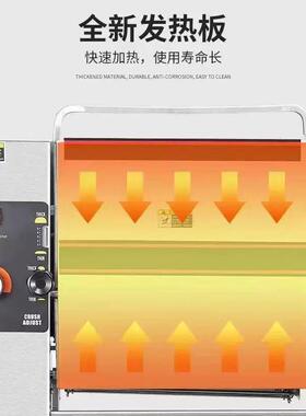 汉商机用多功ZDF能链 式烤面包机全自动立式烘包 麦当劳堡机