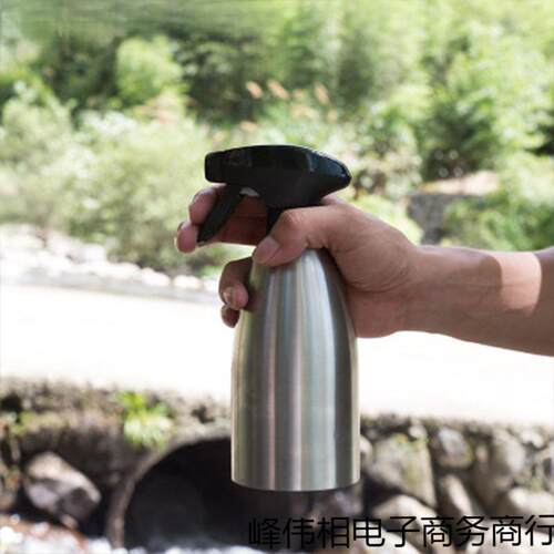 不锈钢喷洒油壶手握喷头防漏控油油户外野营按压式烧烤油瓶