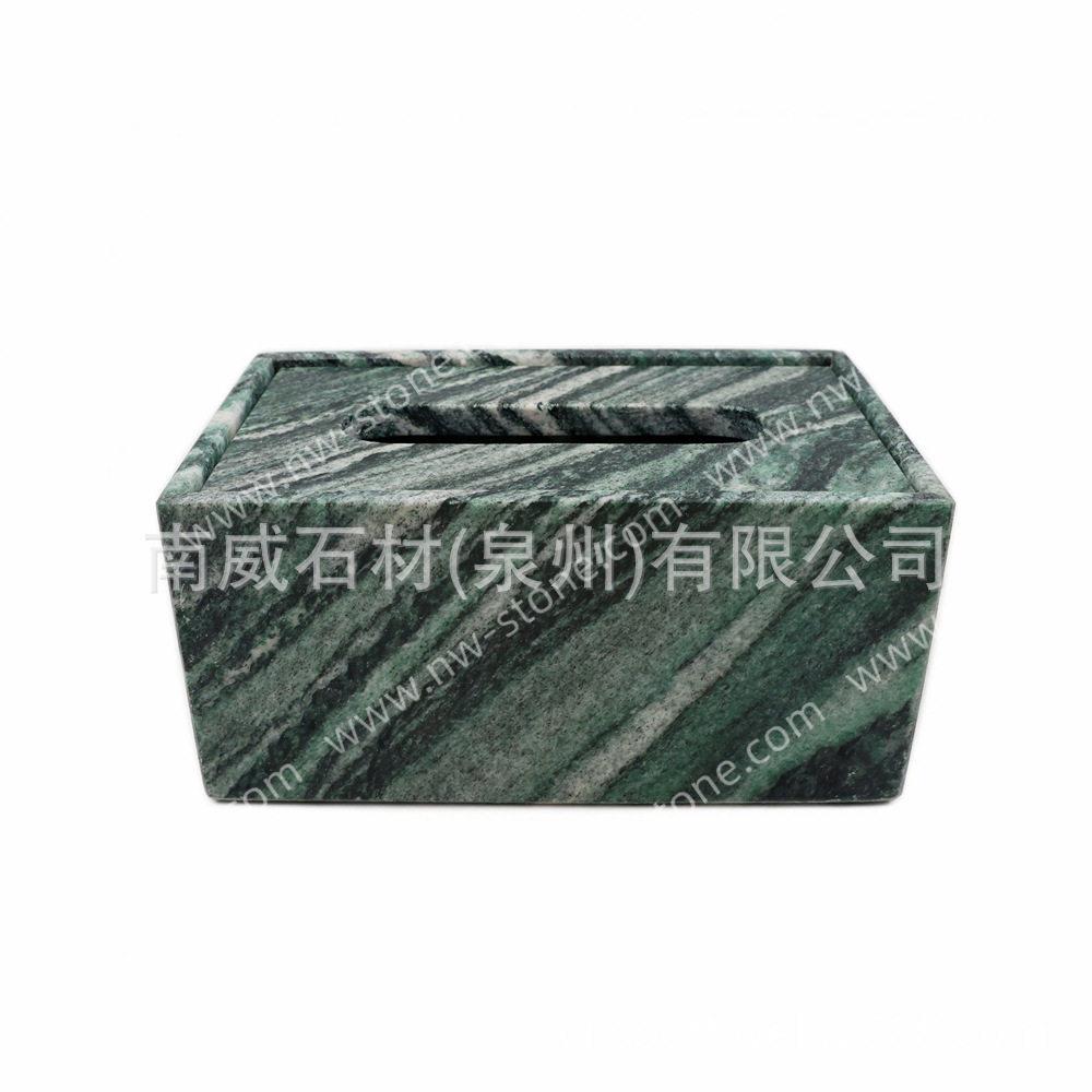 北欧风天然大理石纸巾盒客厅茶几桌面装饰抽纸盒卫生间擦手纸盒