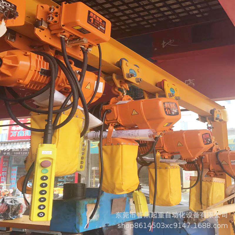 大量牌鬼头款80V环链电动吊葫芦链条挂钩式起重卸载工具