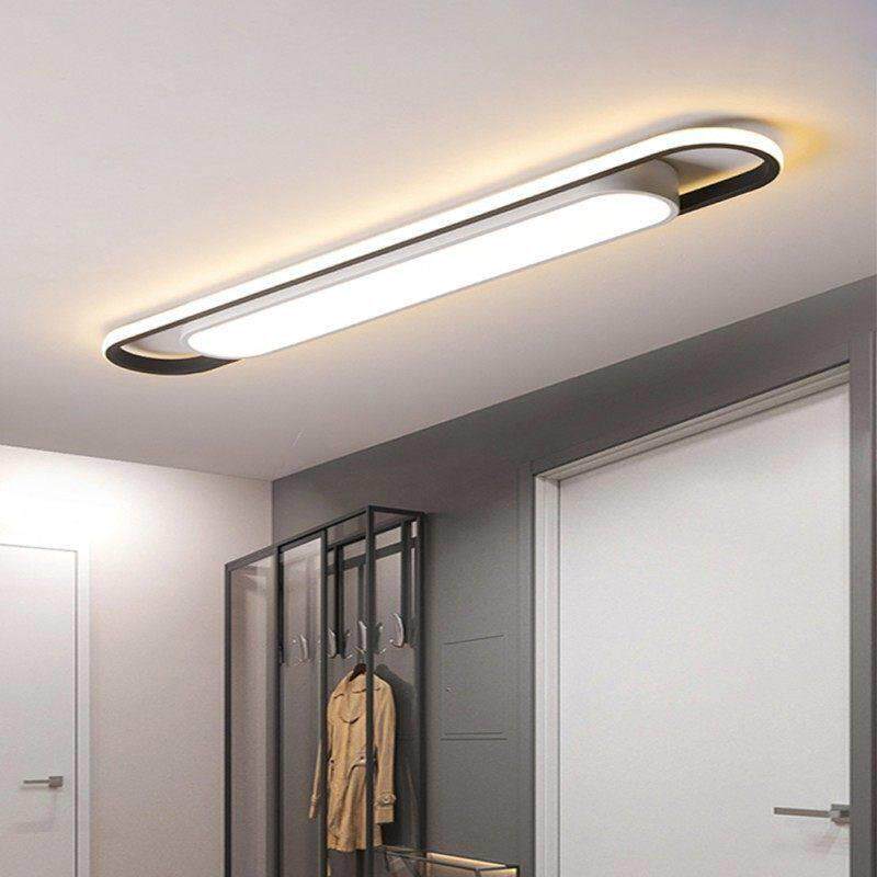 110V美国Led灯带简单现代吸顶灯走廊衣帽间阳台光传感器通道