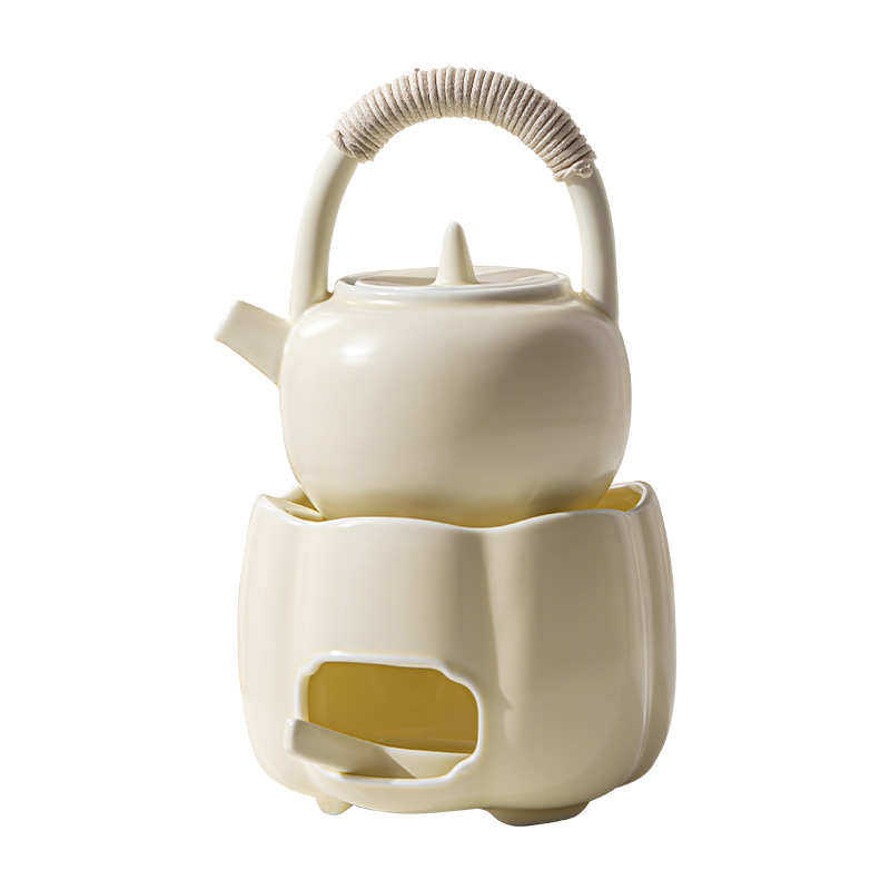 奶油蜡烛温茶炉套装陶瓷加热底座热茶暖茶炉下午茶高颜值煮茶炉子,餐饮具,茶具礼盒,淘宝优惠券,粉丝福利购,淘宝优惠卷