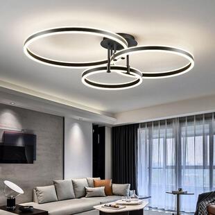 2025年新款意式极简客厅主灯高端简约现代广东中山灯具大气吸顶灯