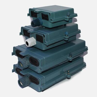 Huhao电话接线盒战时电话接线盒50对铝壳旋转卡室内外防水电缆接