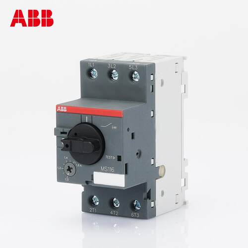ABB电动机保护断路器MS116-1/1.6/2.5/4/6.3/10/12/16/32马达开关