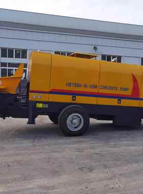 混凝土输送泵 HBTS80-16-176R 100米输送管 电动划线车 HBTS80-16