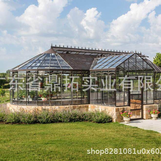 高档别墅阳光房 庭院露台阳台花园 户外防晒防水隔热玻璃阳光房