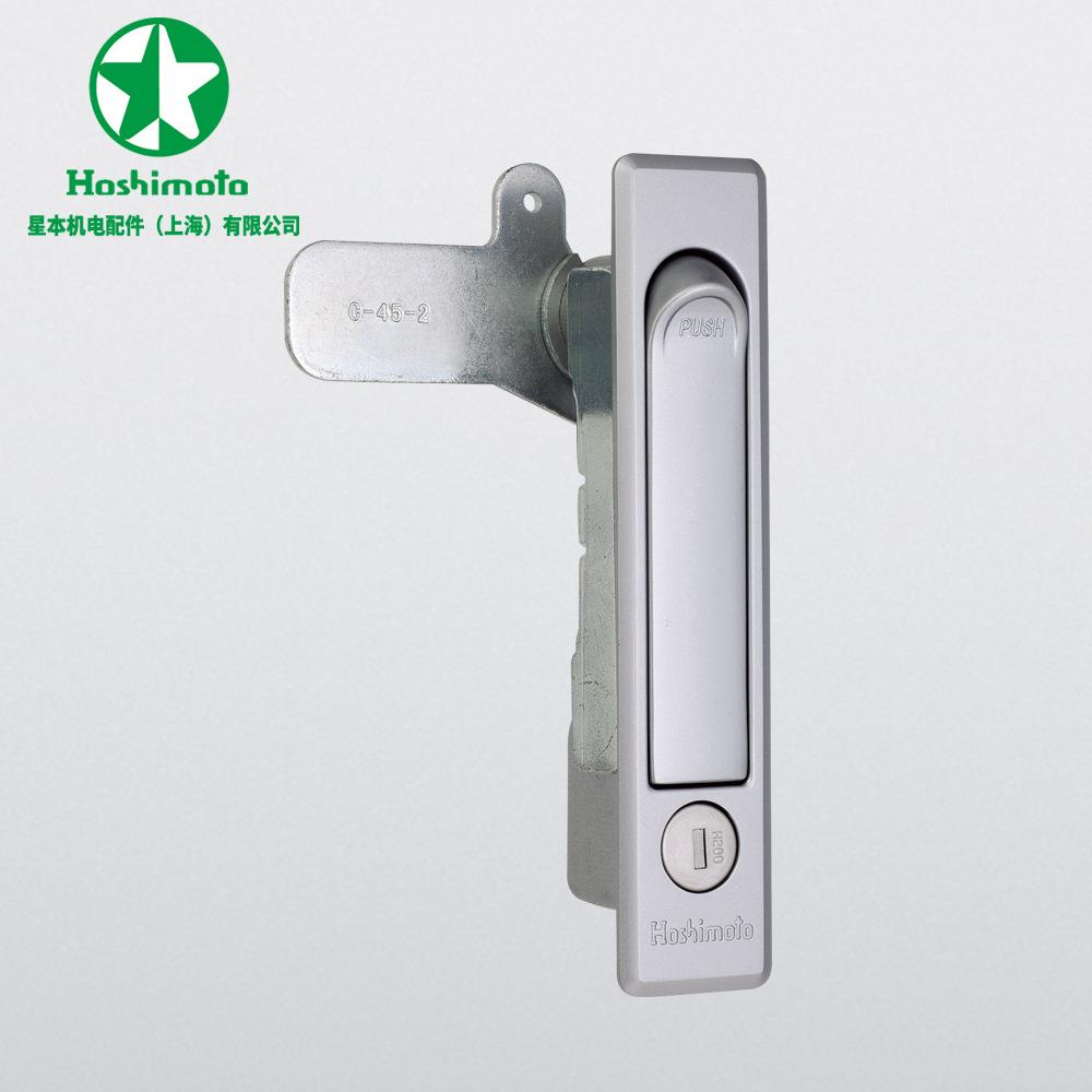 星本机电AB-330锌合金平面弹跳柜 消防箱门把锁 开关柜旋转把锁