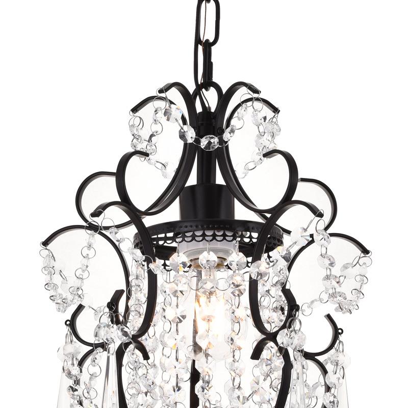 美式小吊灯阳台过道走水廊玄关楼梯衣帽间门头小水晶吊厅灯单欧灯