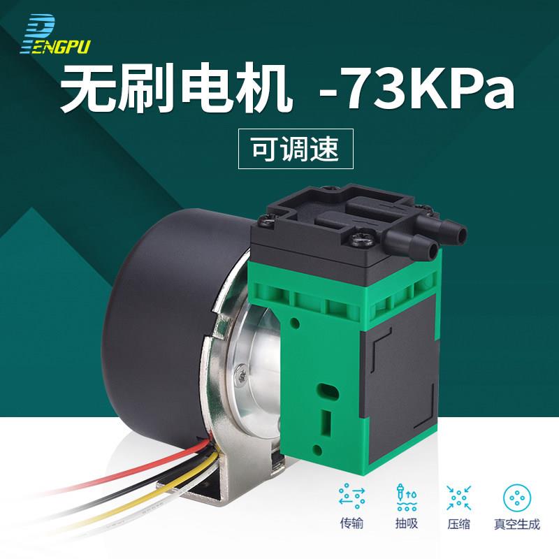 无刷可调速微型真空泵12v负压泵小型24v打气泵环保采样泵气体分析