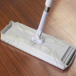 免拖把布替换静电纸拖把批发除尘平板m3no干湿夹布两用木地板拖把