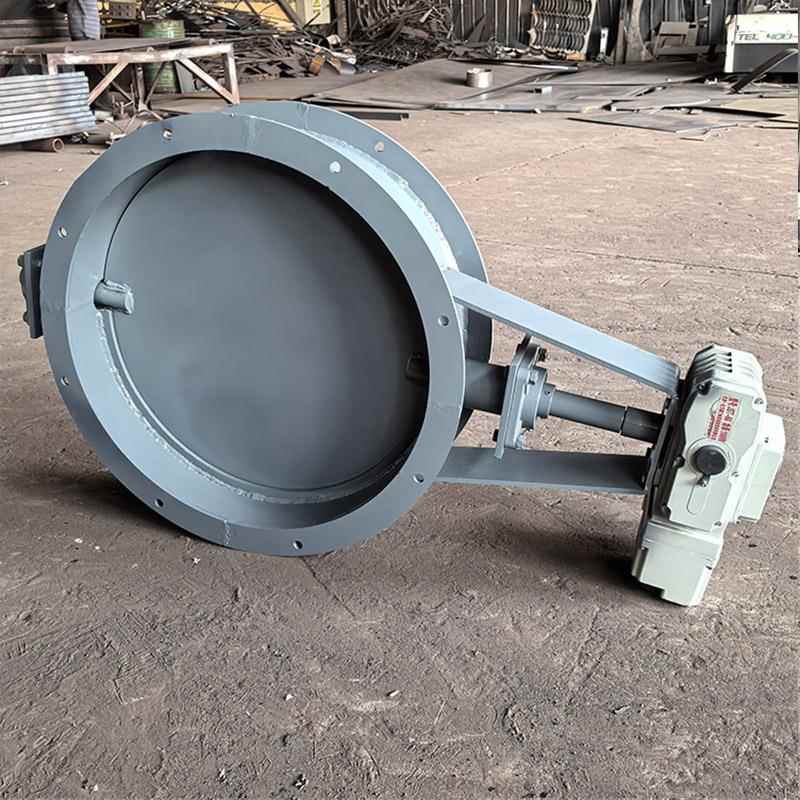 供应电动开关型通风蝶阀 电动圆形调风阀 单轴风门生产厂家
