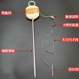 钓甲鱼钩鳗鱼线组全套排钩双钩子线成品抓王八针神器水库垂钓黑鱼
