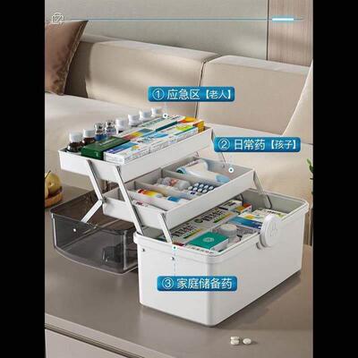 Household emergency medical kit Medicine storage box