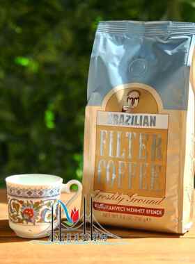 mehmet efendi原装进口手冲咖啡粉新鲜过滤式咖啡机滴漏挂耳可用