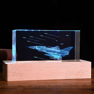 退伍军人纪念品送战友班长老兵刻字创意水晶摆件实用军旅退役礼物