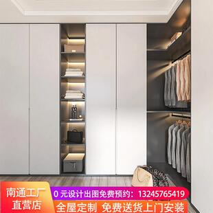 苏州上海南通昆山卧室实木多层板衣柜全屋定制工厂店柜门一门到顶
