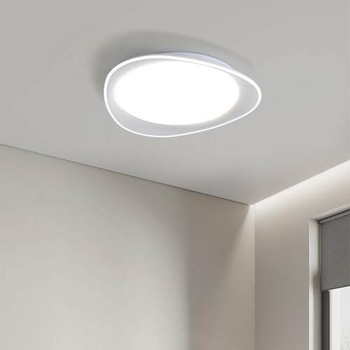 卧室吸顶灯现代简约LED护眼创意主卧餐厅书房间极简中山灯具 055L