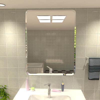Bathroom mirror hd wall paste simple paste vanity mirror