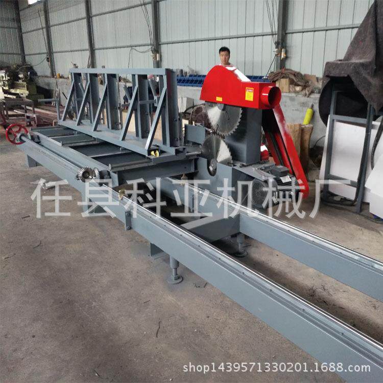 小型自动木工圆木推台锯全自动新型四轴圆木推台锯精密圆盘锯
