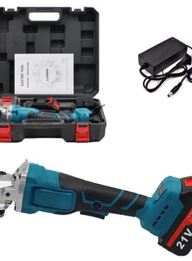 21V无刷锂电100mm125mm型电动角磨机充电抛光机角向磨光机切割机