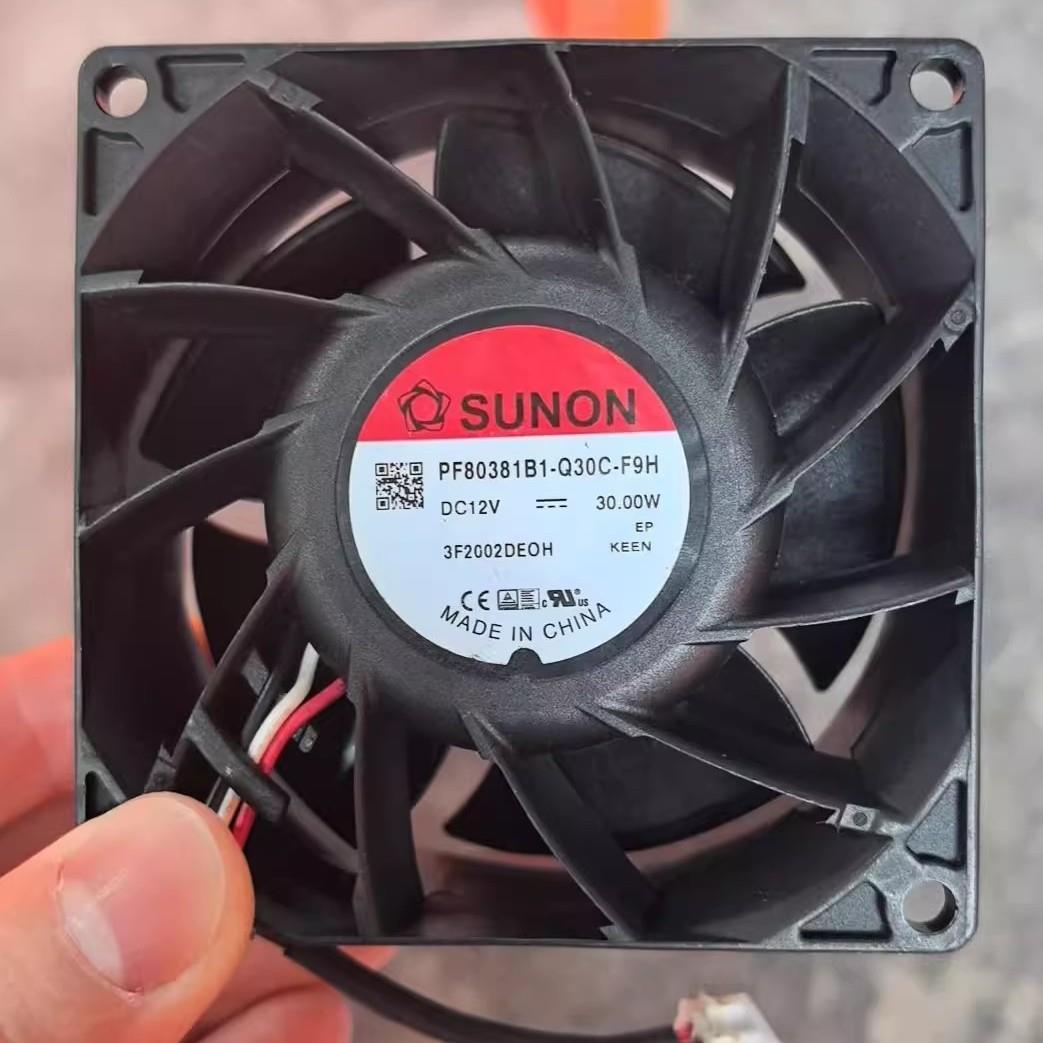 建准PF80381B1-Q30C-F9H G9H 8CM 8038 12V 30W 暴力风扇8CM 3线