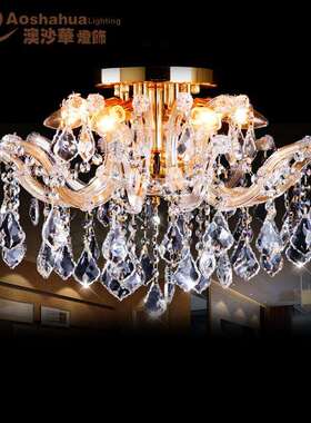 مصباح كريستاليt别墅灯Luminária de Cristal