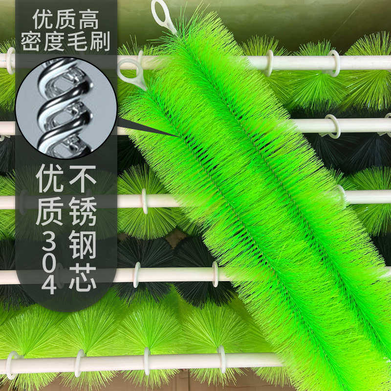 过滤专用池鱼池过滤过滤304鱼池毛刷锦鲤净化毛刷毛刷不锈钢室外