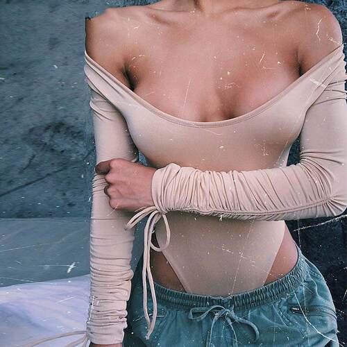 Autumn women's top, tight fitting base, long sleeved