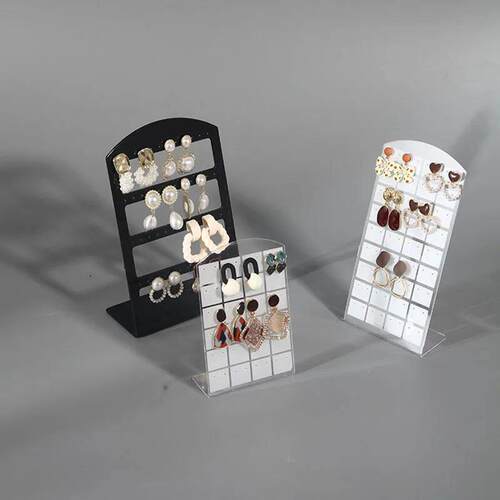48/72 Holes Portable Earrings Ear Studs Holder Jewelry Displ
