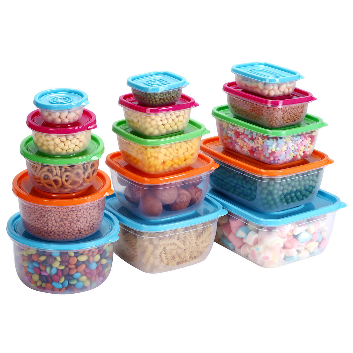 plastic Lunch Box Portable Bowl Food Container Lunchbox