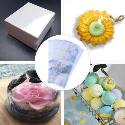 100 Pcs Heat Sealer Plastic Film Packaging Bags Shrink