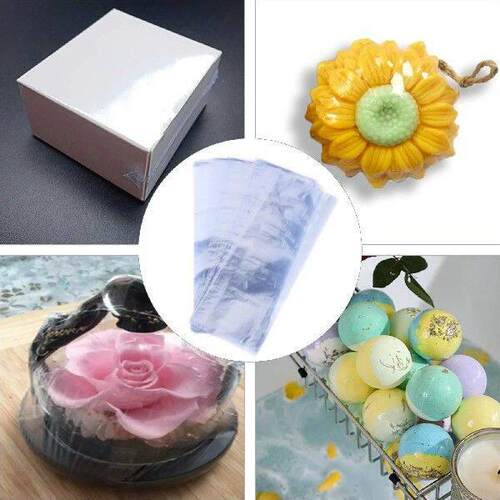 100 Pcs Heat Sealer Plastic Film Packaging Bags Shrink