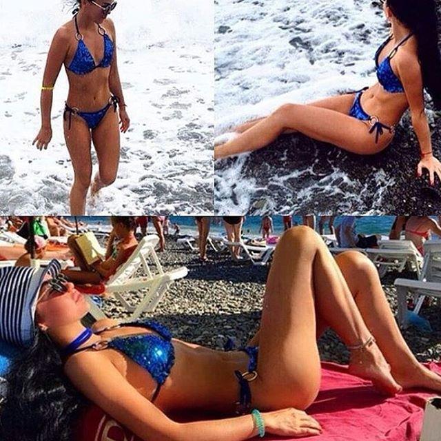 Size Swimsuit Mermaid Glitter Bikini Swimsuit Sequin Sexy