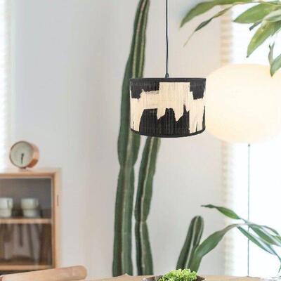 Removable Labels Bamboo Lampshade Pool Table Decal Drum