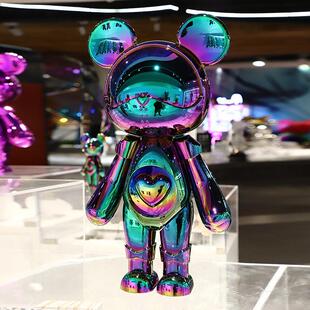星际熊摆件潮玩模型公仔办公桌电视柜酒柜摆设现代轻奢装饰品礼品