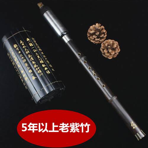 高档桑洛巴乌紫初学检定考试专竹业调演奏型人DC降BGF横吹竖吹儿