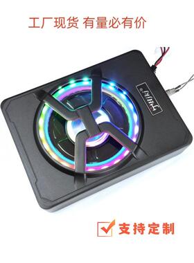 车载低音炮彩灯大功率低DM-10H音10寸有源汽车炮改装音响通车载用