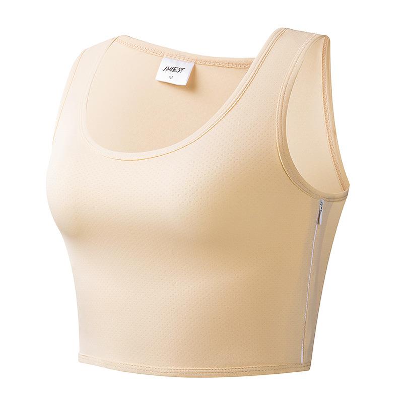 Transgender Tomboy Chest Binder FTM Elastic Breathable Black