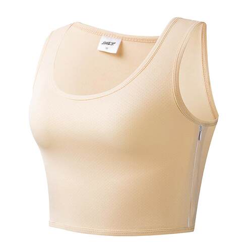 Chest Binder Pull Closure Breathable Compression Tank Trans